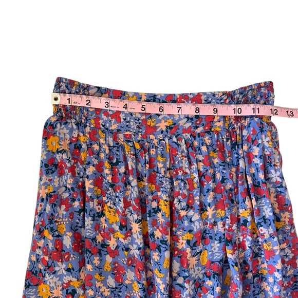 Free People Pretty Daze Maxi Skirt Floral Multicolor Pockets Flowy Boho Size S - Picture 9 of 12